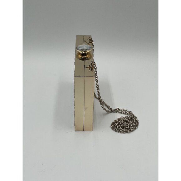 INC International Concepts Women's Clutch Metal Rose Gold - Silver Handbags - Picture 4 of 12